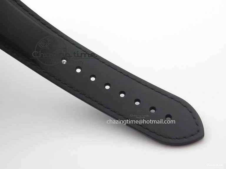 0319 Unisex Planet Ocean Master Chrono 45mm SS OM 1:1 Best Edition Black Dial On Black Rubber Strap A 8171